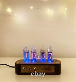 Nixie Clock Kit IN14 (With NEW Tubes, NEVER Used!) and Wooden Enclosure