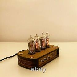 Nixie Clock Kit IN14 (With NEW Tubes, NEVER Used!) and Wooden Enclosure. 12h