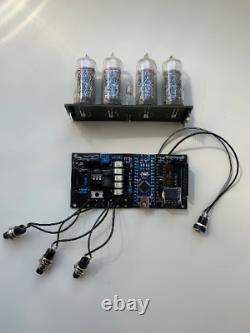 Nixie Clock Kit IN-14 (With tubes) with Arduino and Power Supply 24 H. F