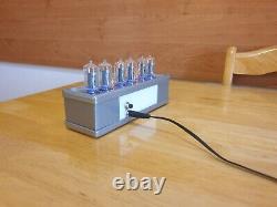 Nixie Clock Z573M with Tubes, Case and adapter