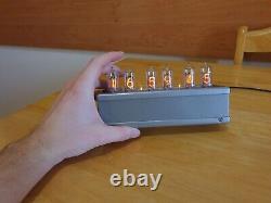 Nixie Clock Z573M with Tubes, Case and adapter