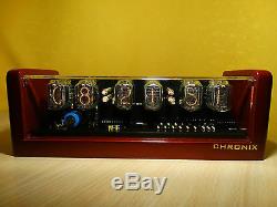 Nixie Clock unique vintage steampunk watch with 6xIN-12 tubes alarm cold war era