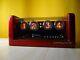 Nixie Clock With 4 Z560m Tubes Blue Led & Golden Red Case & Alarm & Remote Ctrl