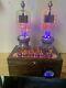 Nixie In-14 Tube Steampunk Clock. 2 Eimac 2-150d, 24 Rgbs. Ever Changing Colors