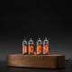Nixie Tube Clock 4x In-14 Vintage Retro Table Wooden Clock Glowing Home Decor