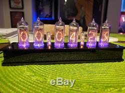 Nixie Tube Clock Assembled NOS IN-14 Tubes INCLUDED Steampunk Vintage