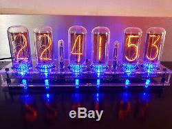 Nixie Tube Clock Assembled With IN-18 Largest Tubes Fallout Steampunk Vintage