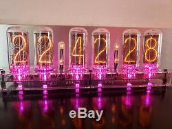 Nixie Tube Clock Assembled With IN-18 Largest Tubes Fallout Steampunk Vintage