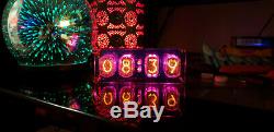Nixie Tube Clock IN-12 Assembled With Tubes Fallout Steampunk Vintage