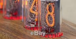 Nixie Tube Clock Soviet Union 6 IN-14 Tubes Alarm Remote Assembled 100% Tested
