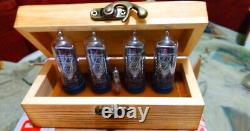 Nixie Tube Clock With Tube RGB Backlight Assembled 12/24 format