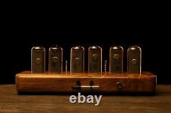 Nixie Tube Clock with Easy Replaceable IN-18 Nixie Tubes, Gift for him, Gift Ide