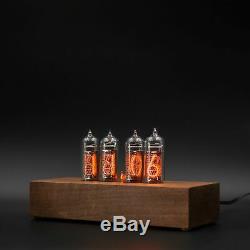 Nixie Tube Clock with Replaceable Nixie Tubes, Motion Sensor, Visual Effects