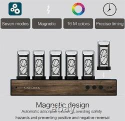 Nixie Tube Digital Color-Changing Desk Clock SteinsGate Divergence Meter