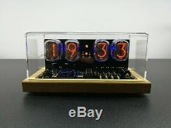 Nixie Tube clock KIT with IN-12 LED Alarm & Wooden Housing