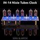 Nixie Tubes Clock In-14 Musical Arduino 12/24h Slot Machine No Columns Gra&afch