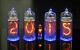 Nixie Tubes Clock With 4 Pieces Ultra Rare Thin Grid In-14 Tubes Rgb Backlight