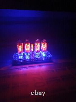 Nixie clock. 4 x In-8 tubes. NOS tubes included