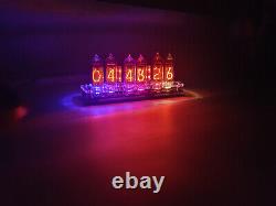 Nixie clock. 6 x In-14 tubes. NEW. NOS in-14 tubes. Great present