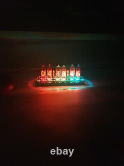 Nixie clock. 6 x In-14 tubes. NEW. NOS in-14 tubes. Great present