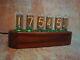 Nixie Clock In8-2 Tubes Padouk Case Jewel Series Monjibox With Rgb Leds