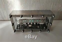 Nixie clock Ice tube IV-18 VFD holiday gifts vintage steampunk watch desk clock