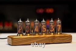 Nixie lamp clock IN14 made in the USSR with 6 lamps