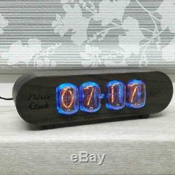 Nixie tube clock IN12 RetroVintage Clock solid wood case ASH lamp wooden clock