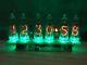 Nixie Tube Clock In-14 (6 Tube) Green Us Power Adapter Included With Calendar