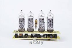 Nixie tube clock IN-14 Amber US power adapter included