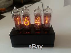 Nixie tube clock IN-14 with RGB Backlight