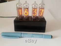 Nixie tube clock IN-14 with RGB Backlight