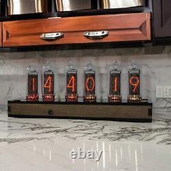 Nixie tube clock and Geiger counter all in one, USB type C socket