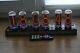 Nixie Tube Clock Include In-18 Tubes And Plywood Clear Case Retro Vintage