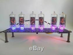 Nixie tube clock with 6pcs RFT Z570M tubes and stand, FINE 5 NOT UPSIDE DOWN 2