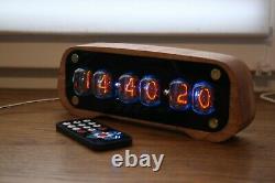 Nixie tube clock with IN-12 and case tubes Alarm Remote Control Temperature