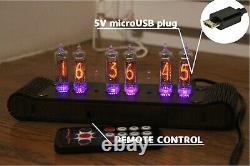 Nixie tube clock with IN-16 tubes (fine 5) Desk Table Remote Auto Temperature