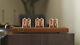 Nixie Tube Clock With In-8-2 Tubes 12/24h Wooden Case Smooth Digit Transition