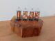 Olive Wood Heptagon In8 Tubes Nixie Clock By Monjibox