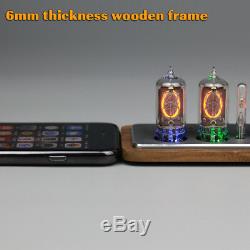 Omnixie Nixie clock, WIFI sync time, wooden case, setup via iPhone Android PC Mac