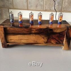 Pistachio In8 Vertical Nixie Tube Clock- made to order wifi enabled