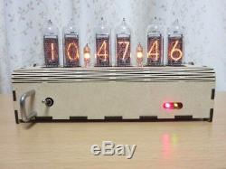 Rare Item Nixie tube timepiece Clock with GPS From JAPAN Free shipping
