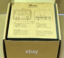 Retio Nixie Clock with AM/FM Radio, Bluetooth, Aux input, Alarm New in Box