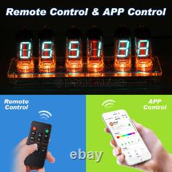 Retro Desk 6× IV-11(-11) Nixie Tube VFD Alarm Clock with Bluetooth APP Control