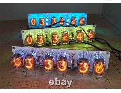 Retro IN-12 Nixie Tube Alarm Clock Digital Glow Wecker Date/Time/GPS/IR Remote