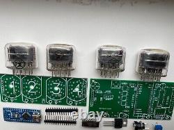 SET OF 2 Nixie Clock Kit IN12 (With tubes) with Arduino and Power Supply 12 H. F