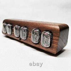 Soviet IN12 Glow Tube Clock Bluetooth Nixie Tube Clock With Solid Wood Shell