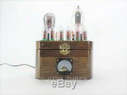 Ultra Cool USA Made Nixie Vacuum Tube Clock Steampunk 6 Digit Multi Color LED
