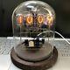 Vintage Classic In-12 Nixie Tube Clock Kit Diy/round Glass Case/unassembledtb