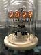 Vintage In-12 Nixie Tube Clock Kit Diy / Assembled With Tubes Withround Glass Case
